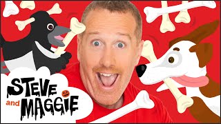 Steve and Maggie Halloween Spooky Costumes  Play Kids Game  Wow English TV [upl. by Esme]