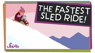 The Fastest Sled Ride Ever  Winter Science  SciShow Kids [upl. by Clim]