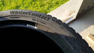 Continental WinterContact TS870 Extra Load Sidewall 22545R17 94V XL [upl. by Eceinart520]