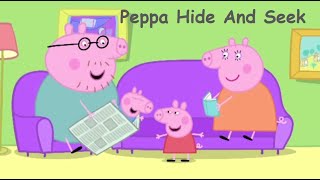 Peppa And George Play Hide And Seek Read Aloud Book [upl. by Yona]