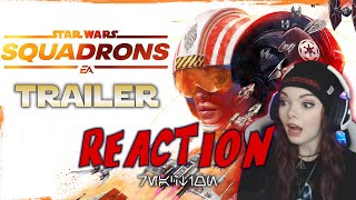 Star Wars Squadrons Reveal Trailer REACTION and thoughts [upl. by Shepperd]