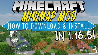 How To Get a Minecraft Minimap in Minecraft 1165 Install Xaero’s Minimap 1165 [upl. by Attelrahc]