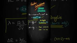 Faster Calculations Atomic Structure jee2024 neetchemistry chemistrynotes [upl. by Buseck832]