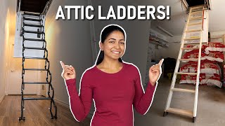 Metal vs Wooden Attic Ladders  Whats the difference [upl. by Maryly]