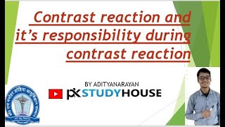 Contrast reaction and its management  Responsibility of radiographer during reaction in RMLIMS pk [upl. by Ardith]