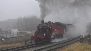 41241 amp 43924 in Action at Keighley 19122021 [upl. by Treb]