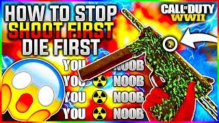 how to STOP quotSHOOT FIRST DIE FIRSTquot IN COD WW2 HOW TO DEAL WITH THE BAD CONNECTION ON COD WWII [upl. by Cordle]