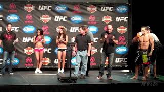 Jake “The Juggernaut” Ellenberger vs John “Doomsday” Howard weigh ins [upl. by Karsten]