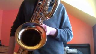 baritone sax solo [upl. by Levison537]