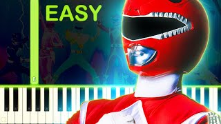 ZYURANGER THEME  EASY Piano Tutorial [upl. by Asilad]