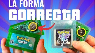 COMO CAMBIAR PILA JUEGOS NINTENDO SIN PERDER PARTIDAS  GAMEBOY  ADVANCE [upl. by Ludovico381]