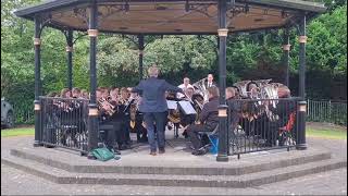 Dunmore Silver Band  Scarva Band Stand 30th June 2024 16 [upl. by Attennyl809]