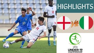 England vs Italy UEFA U19 Championship Extended Highlights  SemiFinal [upl. by Chemesh613]