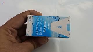 Aquasurge Eye Drops  Carboxymethylcellulose Eye drops ip 05 Uses  Aquasurge eye drops Uses Hindi [upl. by Nwahsir]