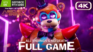 FNAF Security Breach  RTX FULL GAME Walkthrough ALL ENDINGS No Death 4K 60FPS RTX 4090 [upl. by Durstin845]