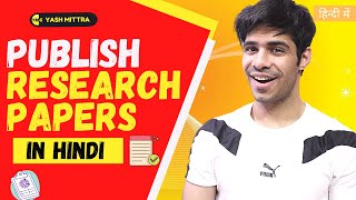 How to write and publish a research paper StepbyStep Start to End Instructions Hindi [upl. by Aliek]