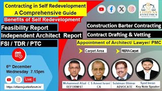 Barter Contract in Self Redevelopment Independent Architects Feasibility Reports Appointment of PMC [upl. by Juna]