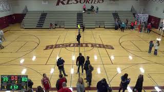 Elkhart Lake  Glenbeulah High School vs Manitowoc Lutheran High School Womens Varsity Basketball [upl. by Ahsitel]