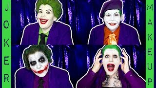 THE EVOLUTION OF JOKER MAKEUP [upl. by Yremrej]