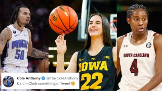 NBA Players reaction to Iowas CAITLIN CLARK vs South Carolina incredible performance [upl. by Dellora]