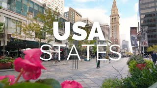 14 Best States to Visit in the USA  Travel Video [upl. by Ynaoj672]