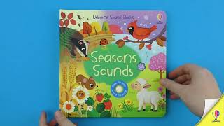 Carte pentru copii Usborne Seasons Sounds 6 luni [upl. by Shenan]