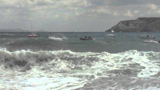 Storm in Agia Pelagia Crete by fly2greecenet [upl. by Kohsa516]