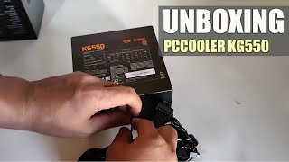 Pccooler KG550 Unboxing  Budget PSU 550W [upl. by Eecyak]