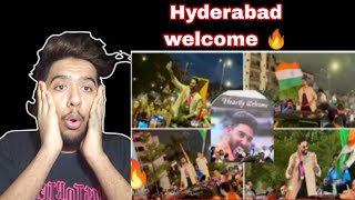 PAKISTANI REACTION ON MUHAMMAD SURAJ HYDERABAD WELCOME  INDIAN CRICKETER [upl. by Doralia]