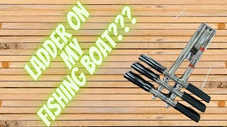 Install a boarding ladder on your fishing boat [upl. by Bezanson68]