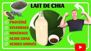 🥛 comment faire du LAIT DE CHIA  Tout savoir sur les BIENFAITS des GRAINES DE CHIA pour la SANTÉ [upl. by Llevrac62]