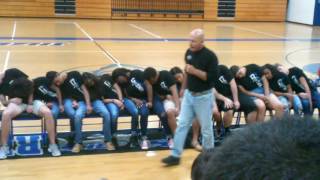 hypnotists show in highschoolpart 1 [upl. by Opiuuk]