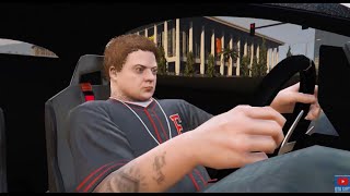 GTA 5  Michael buys Jimmy a car Rockstar Editor [upl. by Endys]