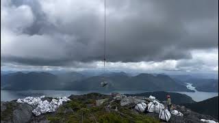 Aster B3 moving rocks out of the way Klemtu BC  2023 [upl. by Kristina]