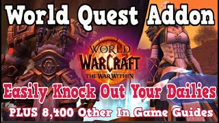 WoW War Within World Quest Addon [upl. by Atinev]