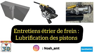 Entretien étrier de frein  lubrification des pistons mecabike [upl. by Angel]