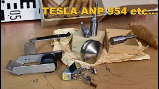 Reell to Reell Magnetophone Parts  Rollers and TESLA ANP 954 ERASE HEAD [upl. by Atsyrt]