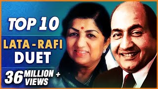 Mohammad Rafi amp Lata Mangeshkar Hits  Top 10 Lata amp Rafi Duet Songs  Old Hindi Songs Collection [upl. by Etnoved]