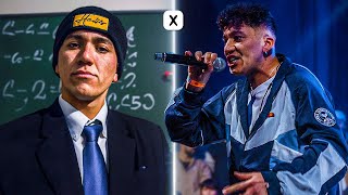 10 Minutos de RODAMIENTO dando CLASES de RAP 🤓 [upl. by Ynaffad]