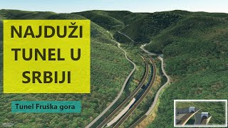 Fruškogorski koridor Tunel Iriški Venac Deonica Novi Sad  Ruma [upl. by Idalla]