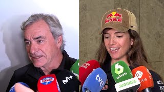 Carlos Sainz y Cristina Gutiérrez regresan a España como campeones del Rally Dakar 2024 [upl. by Andeee]