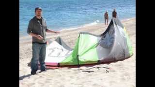 2012 North Evo Kiteboarding Kite Review [upl. by Solahcin]