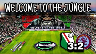 WELCOME TO THE JUNGLE  OPRAWA I SEN O WARSZAWIE  Legia 32 Aston Villa 21092023  Legia TV [upl. by Bowler]