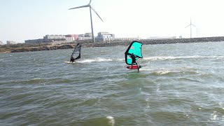 WINGFOIL VS WINDSURF [upl. by Enila]