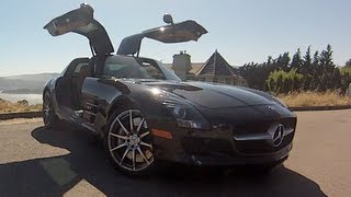 2012 Mercedes SLS AMG Startup Test Drive and Review [upl. by Dacie]