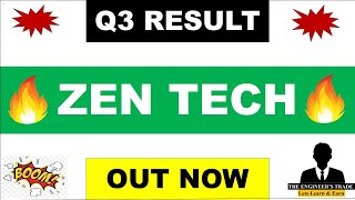 Zen Technologies Q3 Results 2024  zen Technology Result  zen tech share latest news  zen tech [upl. by Usanis988]