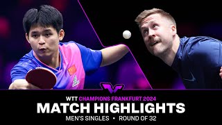 Lin Shidong vs Mattias Falck  MS R32  WTT Champions Frankfurt 2024 [upl. by Rudolfo]