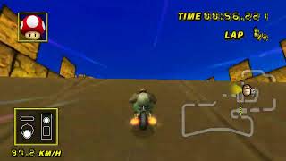 Mario Kart Wii CTGP  Desert Castle Raceway Gold Star 258575 [upl. by Friedrich]