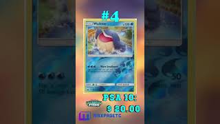 Top 5 Wailmer Pokémon Cards tcgpokémonwailmer [upl. by Ydroj464]