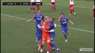 golazo de arquero de chilena en la 3ra división de noruega [upl. by Graeme395]